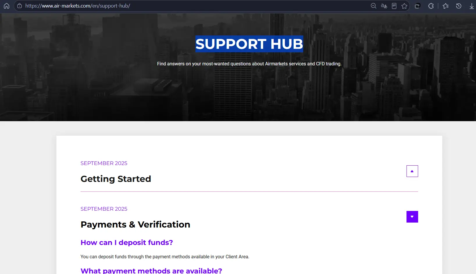Support Hub